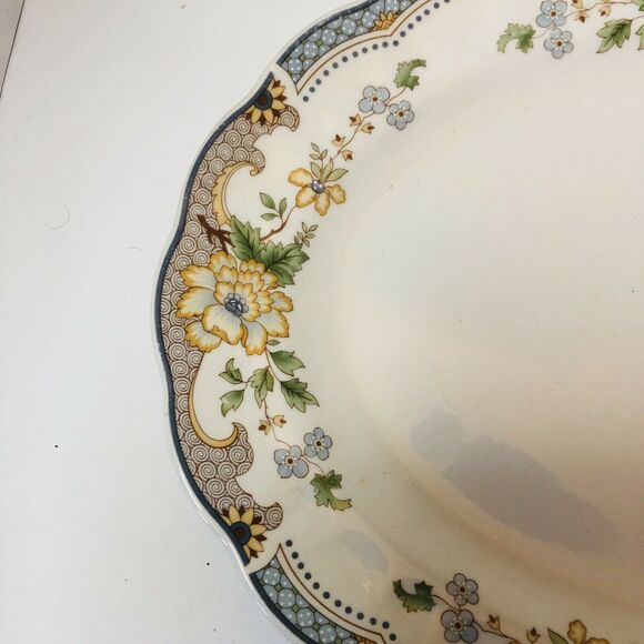 Royal Doulton Majestic Collection Temple Garden Oval Platter 13 Inches Farmhouse - Picture 4 of 7